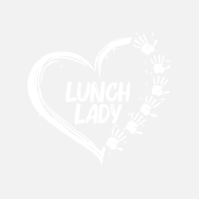 Mittagessen Lady School Cafeteria Leben