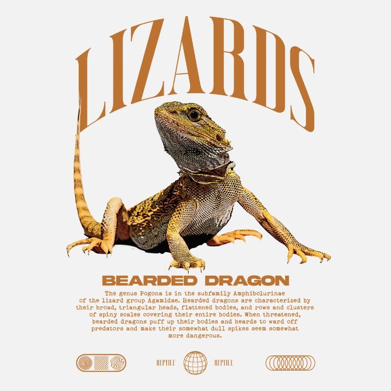 Bearded Dragon Streetwear Lizard Keeper