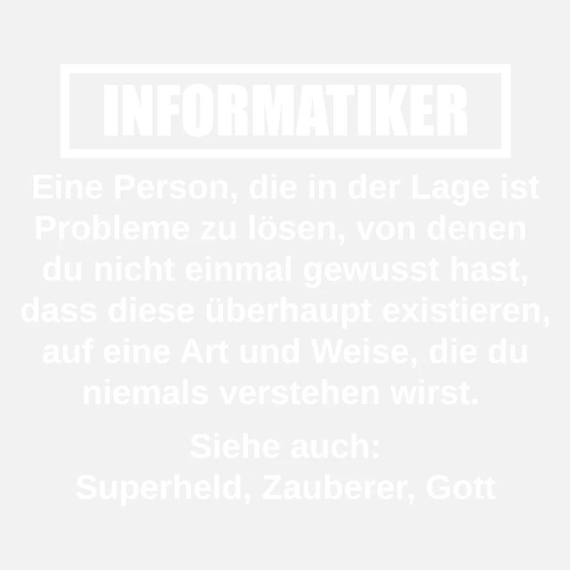 Informatiker lustige Sprüche Geschenk