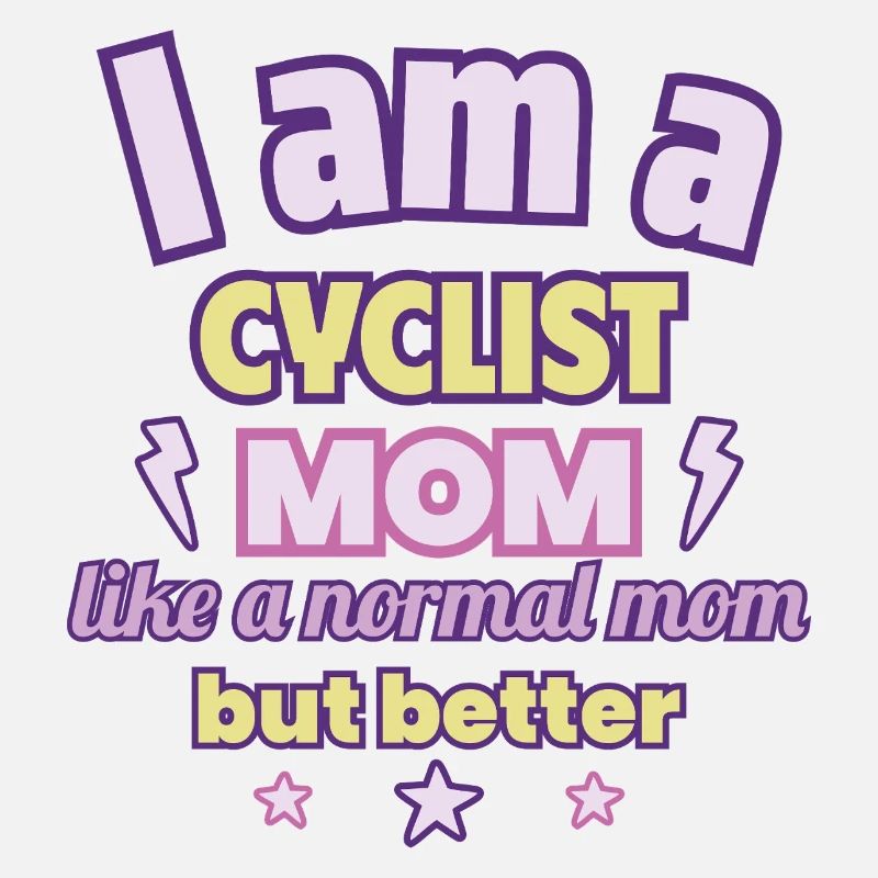 Mutter Radfahrerin, Muttertag Geschenk, Fahrrad