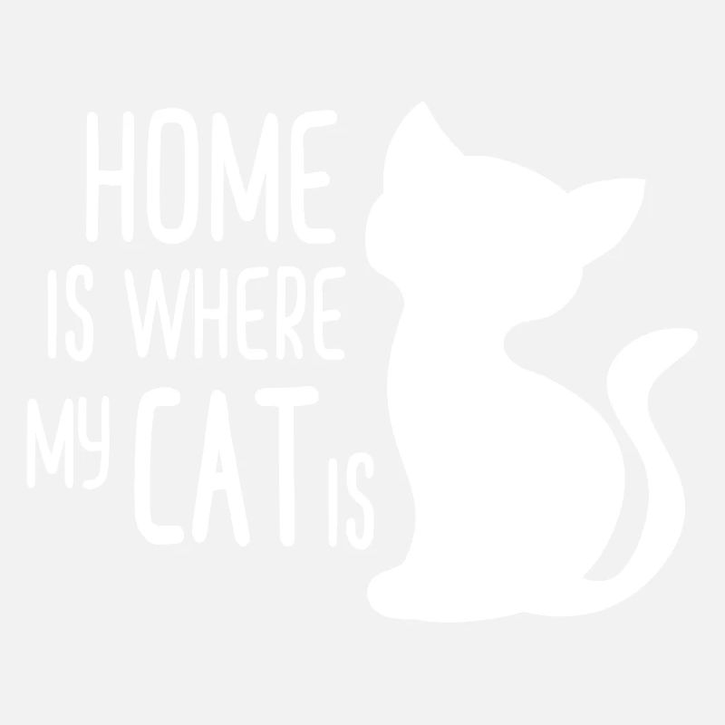 La maison est où mon chat est