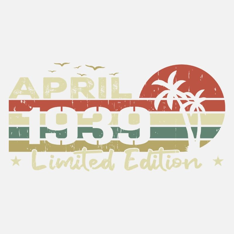 millésime de avril 85e anniversaire né 1939 vibe