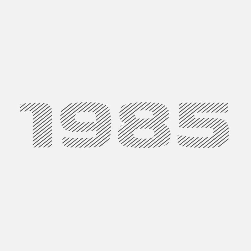 Born 1985 Retro Stripe 40th Birthday Design