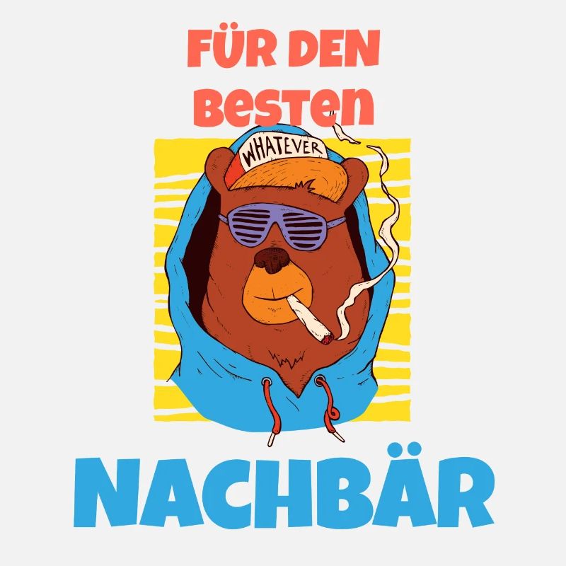 Panda raucht Gras auf Nachbar Einweihungsparty