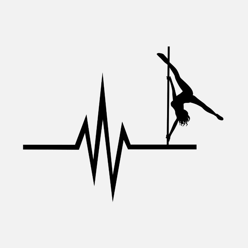 Mon cœur bat pour la pole dance - danse pole dancing