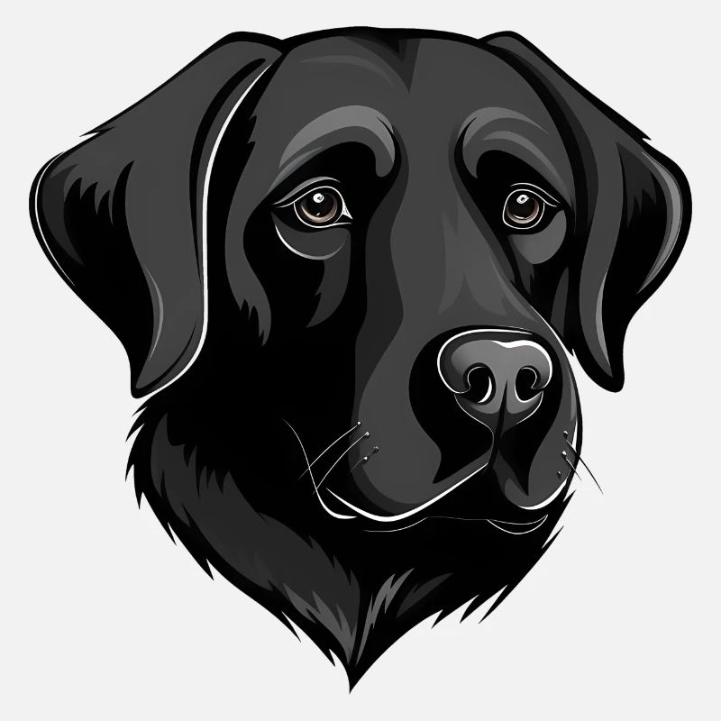 Schwarzer Labrador Retriever