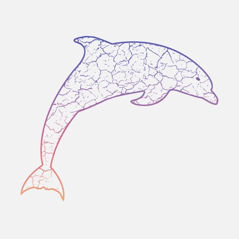 Delfin, rettet die Wale