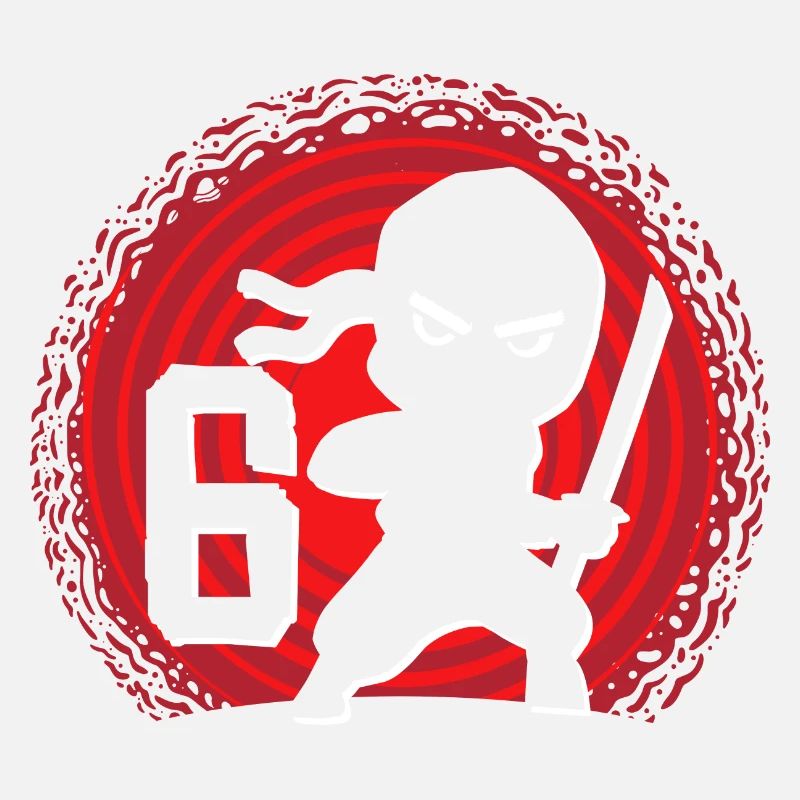 6. Geburtstag 6 Jahre Junge Ninjas Ninja