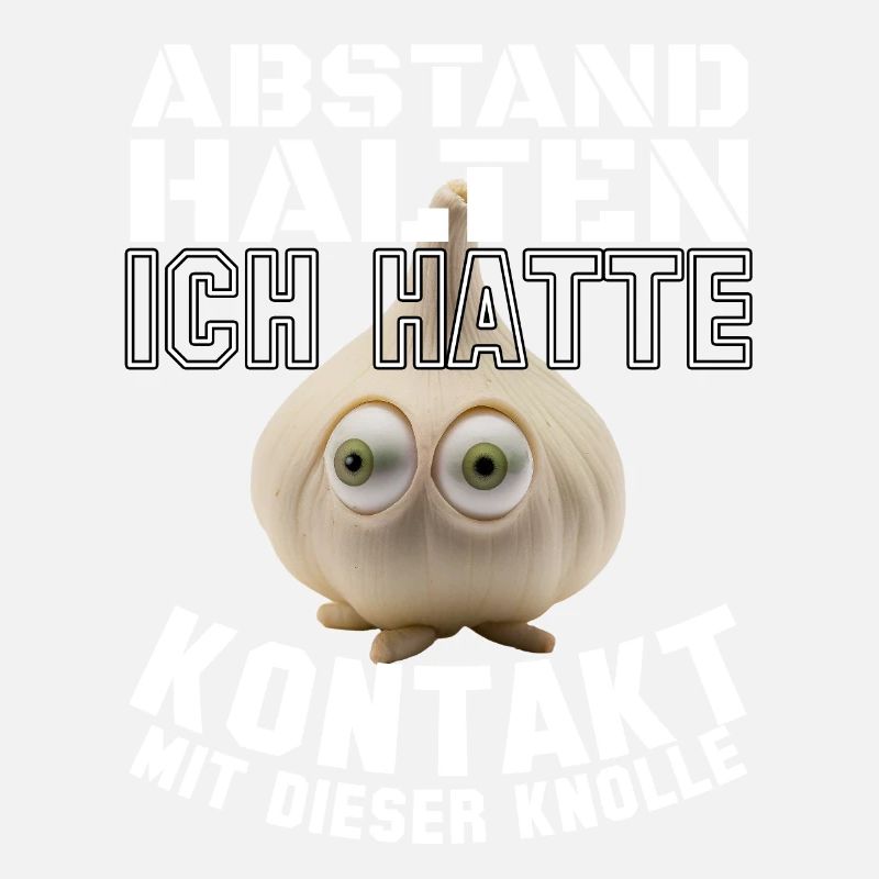 Knoblauch Abstand halten Geschenk