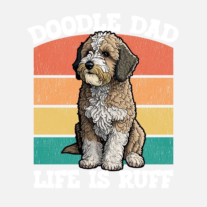 Doodle Hund Doodle Dad Life Ruff