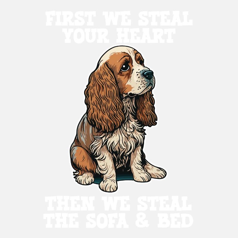 Cocker Spaniel zuerst stehlen wir dein Herz