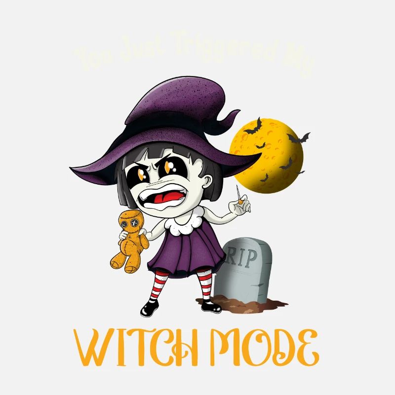 Hexen Modus Lustiges Goth Kostüm Halloween Hexe
