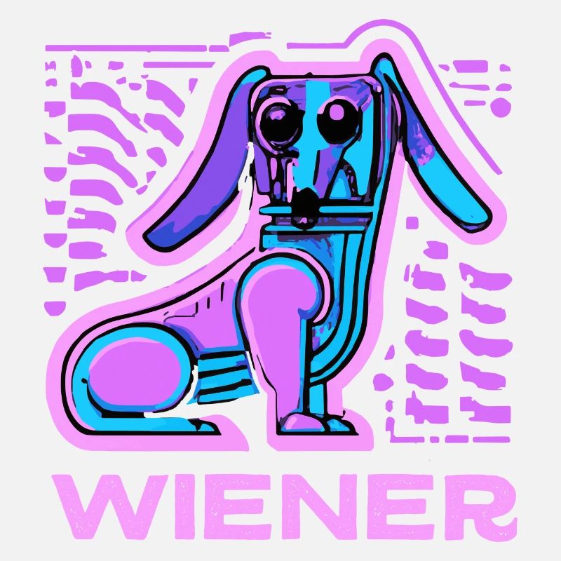 Synthwave Chien Viennois Chiot