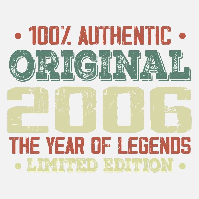 Legend since 2006 Born in 2006 - 18th birthday