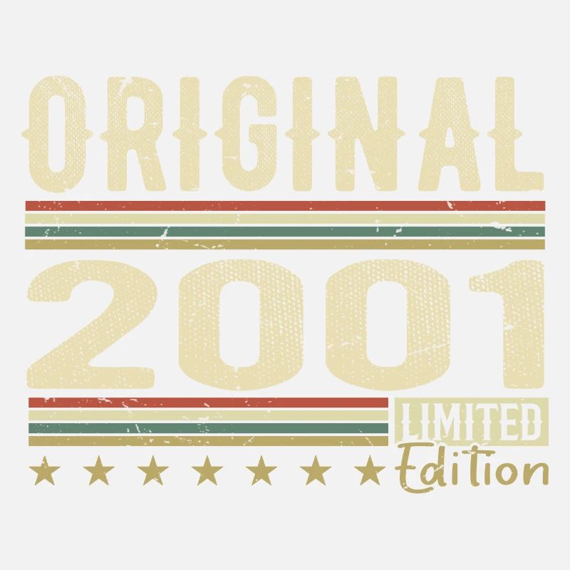 Original 2001 - Retro Birthday Gift 2001