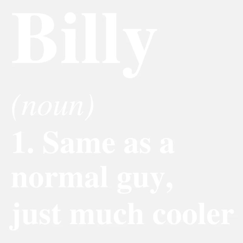 Billy Définition Cool Nom Dire Cadeau