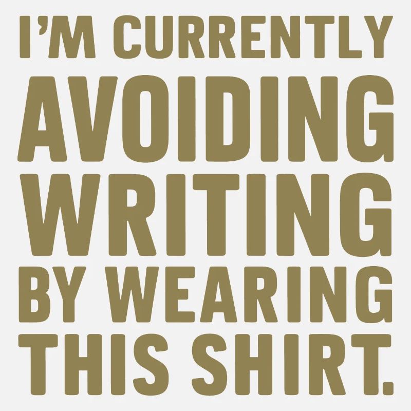 Writing Avoidance: The Confession