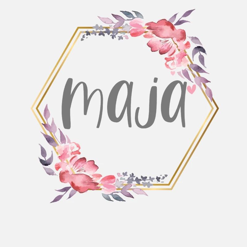 Maja Mädchen Name personalisiertes Geschenk