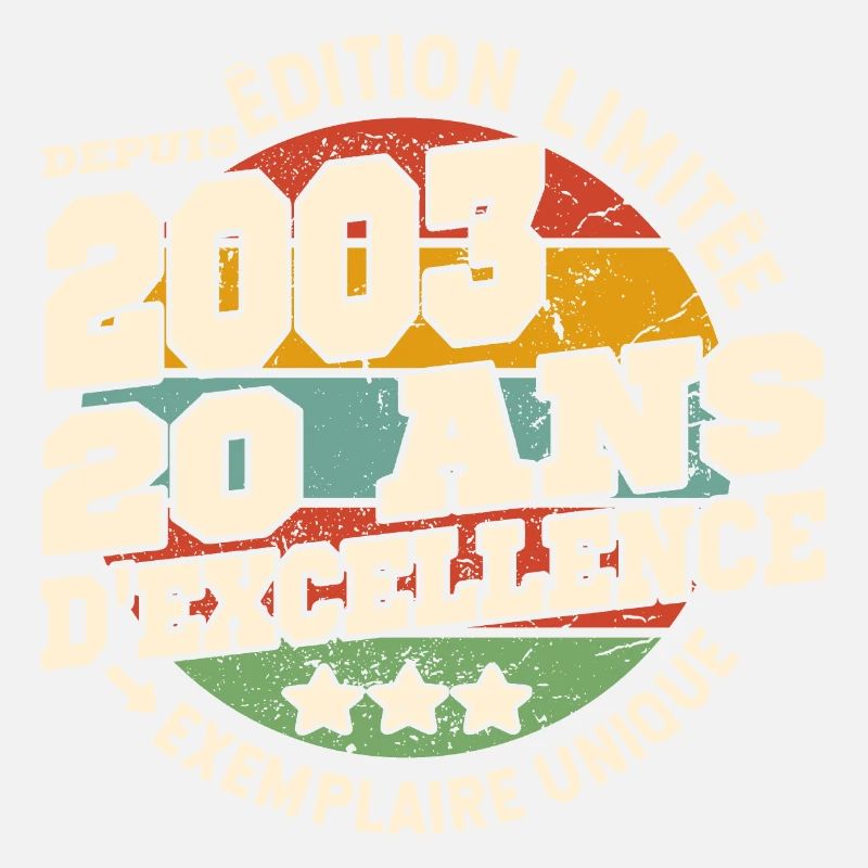 cadeau d'anniversaire 2003 - 20 ans d'excellence