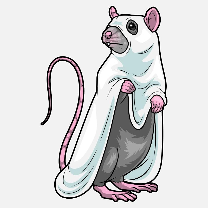 Rat Halloween Ghost