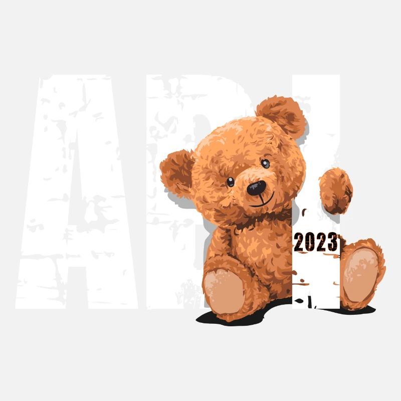 Abschlussshirt 2023 mit Bär Teddybär Geschenk