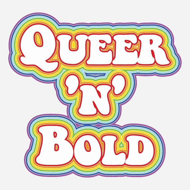 Queer 'n' Bold Rainbow white