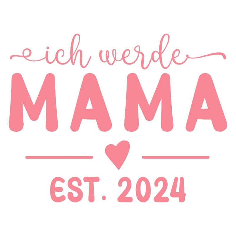 Schwanger Ich werde Mama 2024 Werdende Mutter