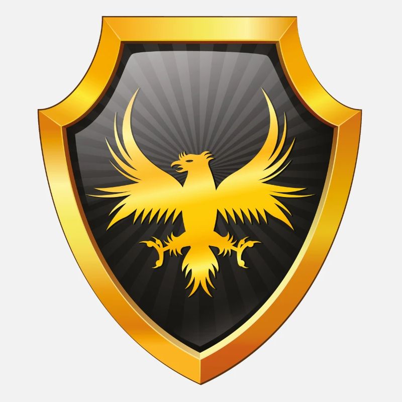 shield logo esports emblem sword symbol eagle