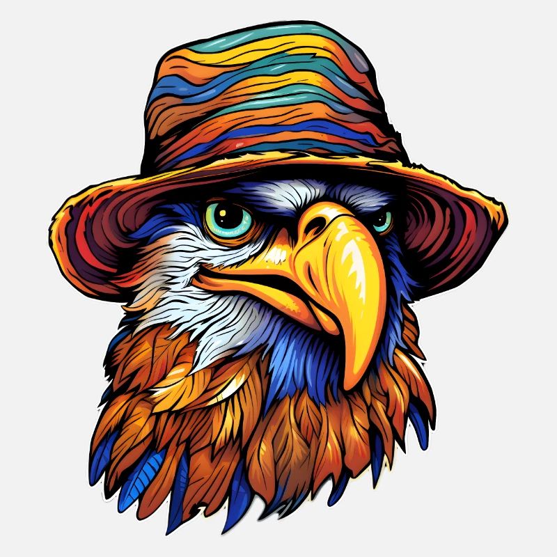 Aigle planant d’été