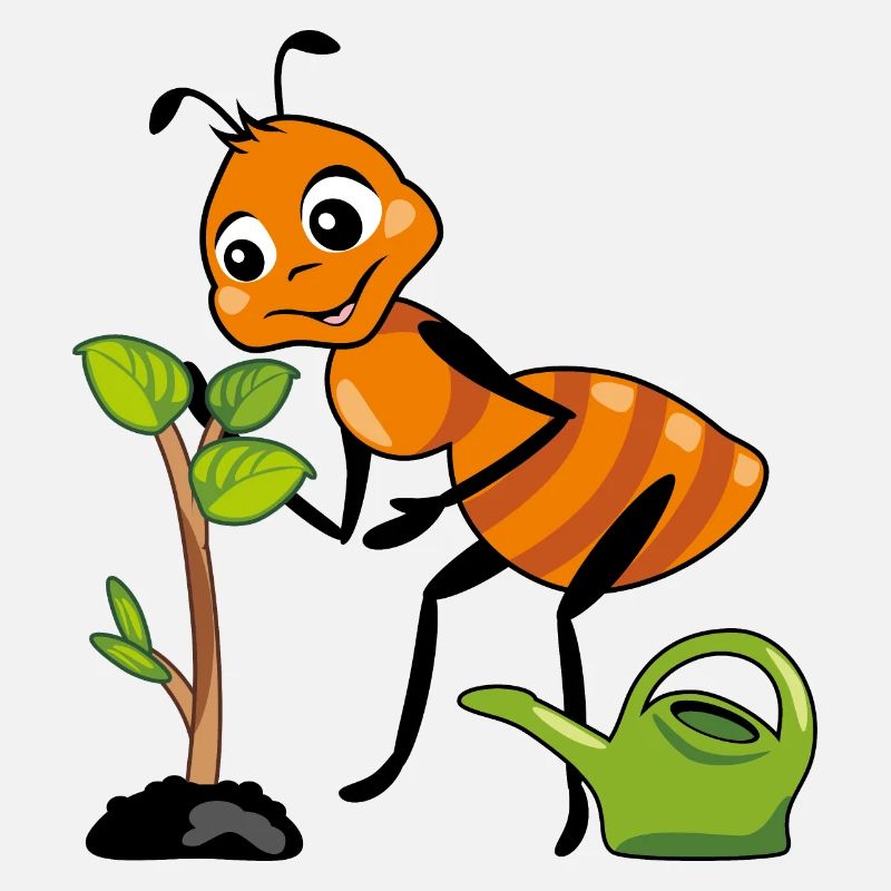 Drôle de jardinier de fourmis