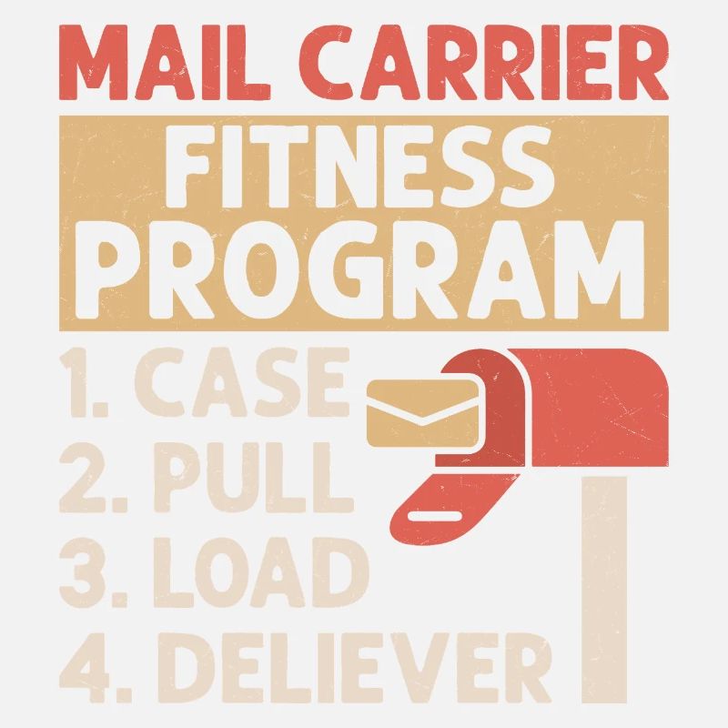 Mail Carrier Fitness Programm Postal Worker Mail