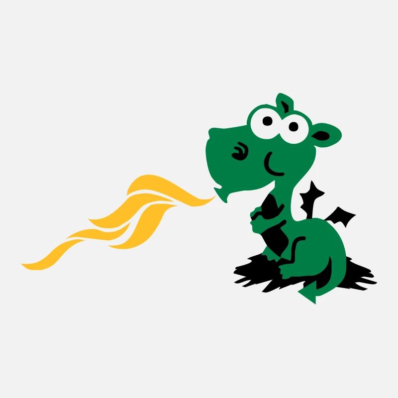 dragon spits fire
