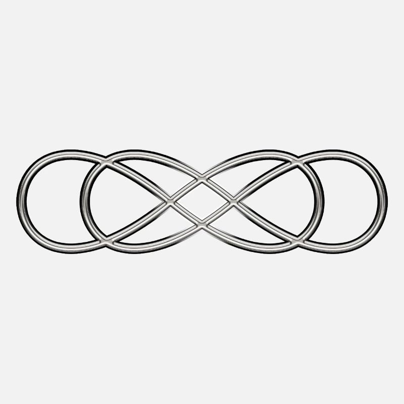 Double lemniscate - Silver