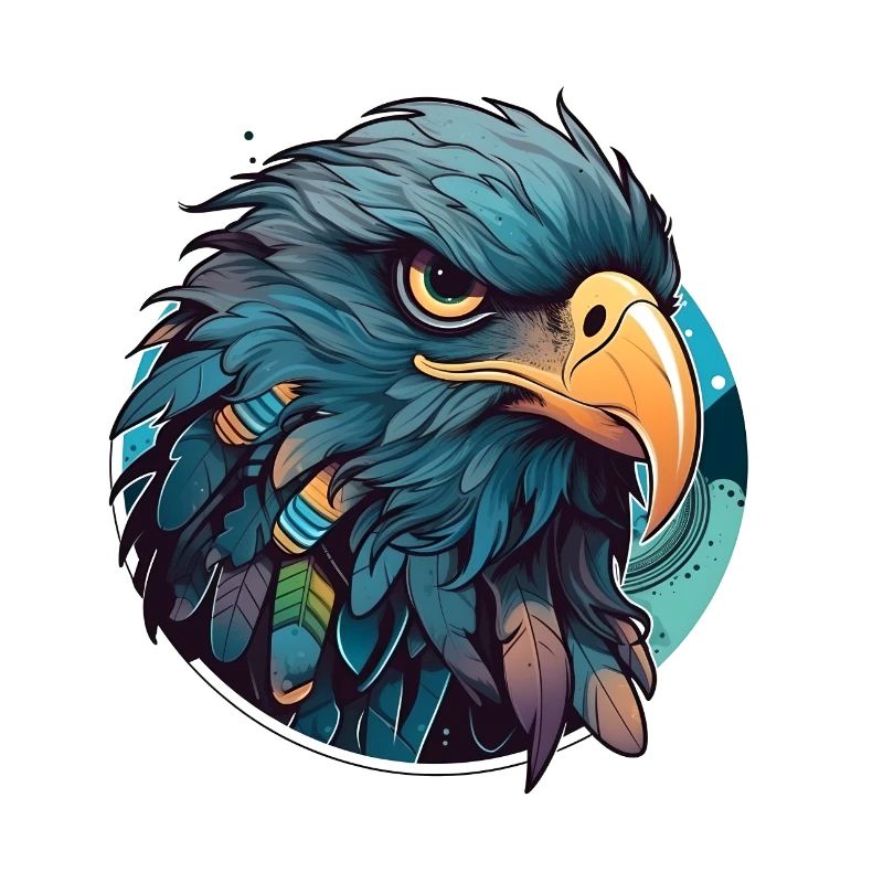 Eagle Raven Crow Vector Image