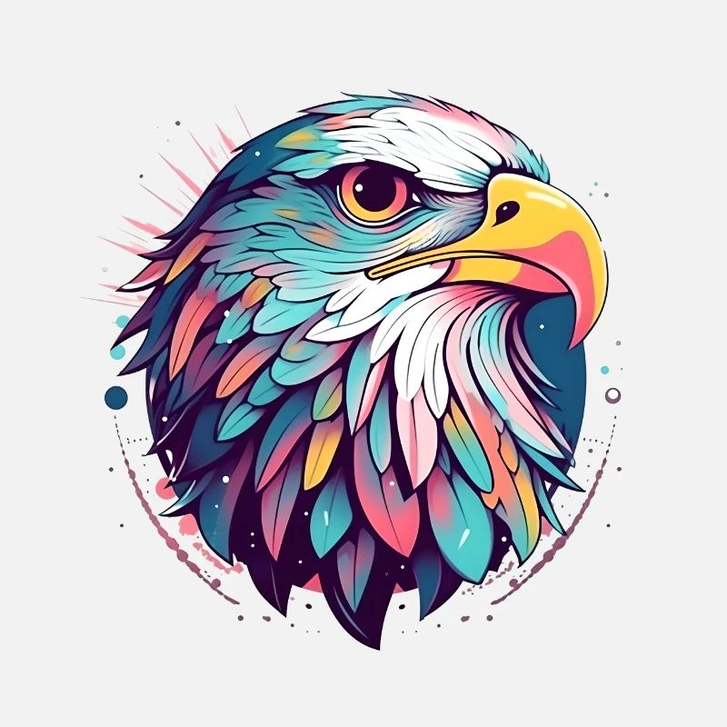 Adler rund edel Wildvogel