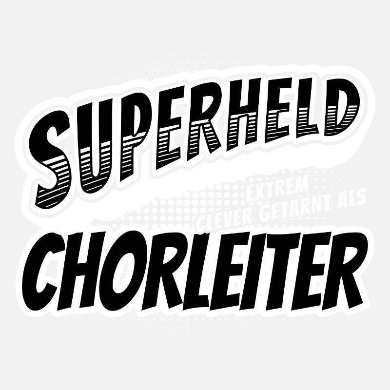 Superheld, clever getarnt als Chorleiter