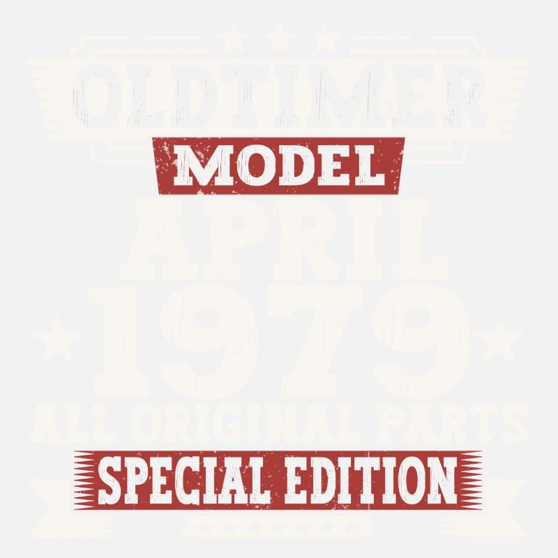Oldtimer April 1979 44th Birthday Gift Men