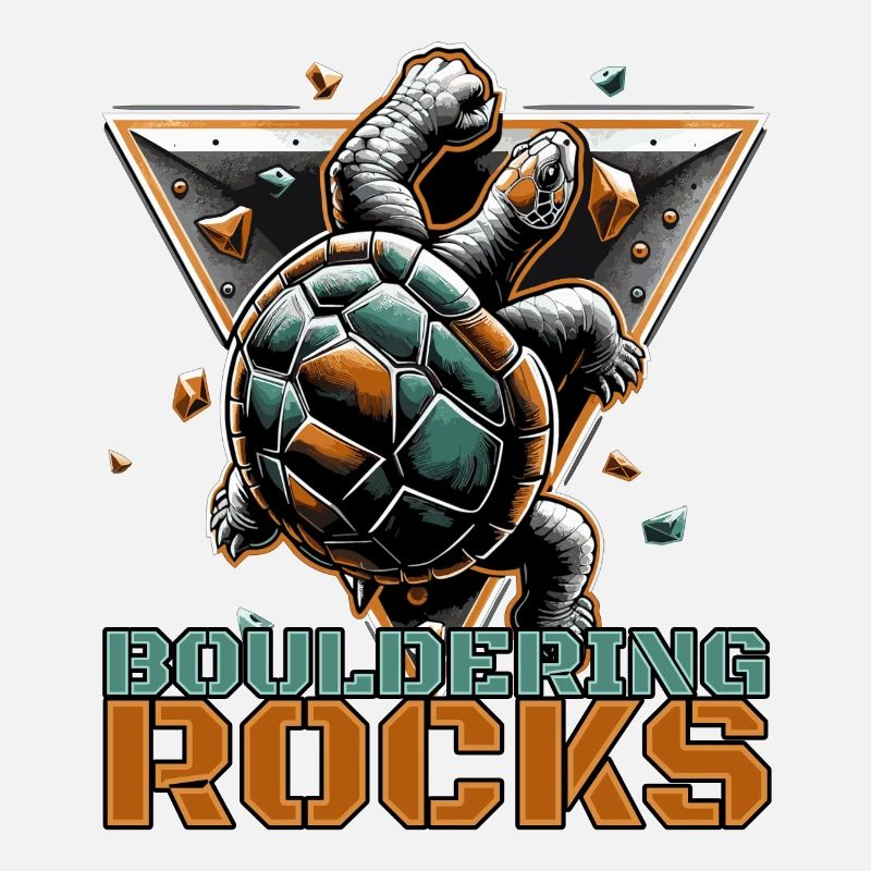 Bouldern Rocks Schildkröte Klettern Geschenk