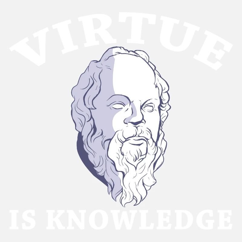 Virtue Is Knowledge Socrates Philosopher Bust