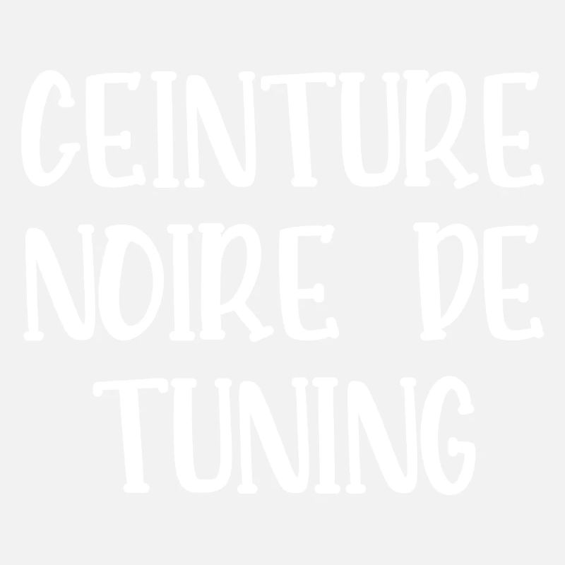 ceinture noire de tuning
