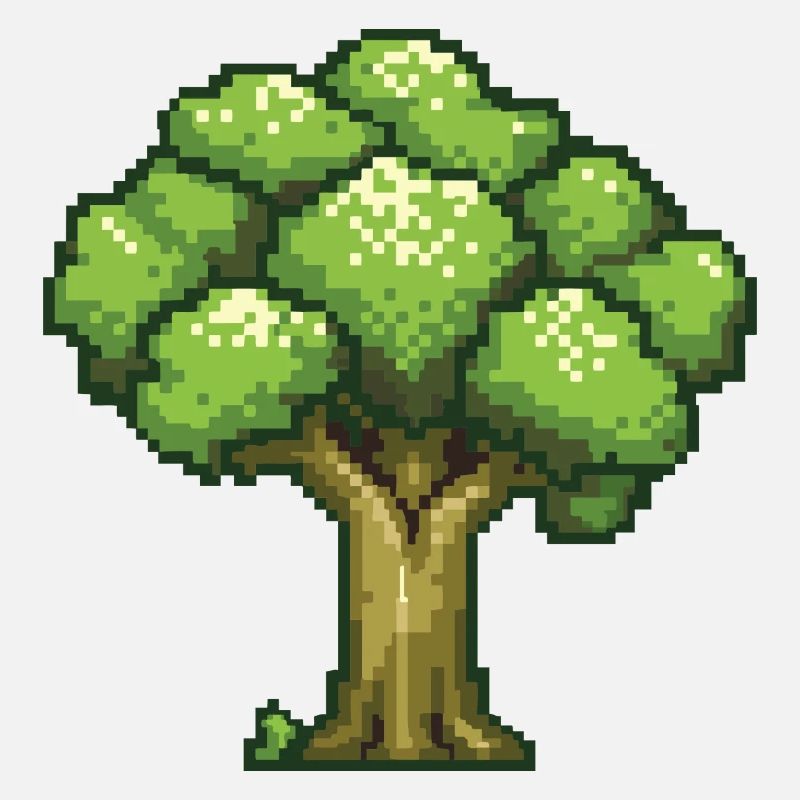 Icône pixel de brocoli