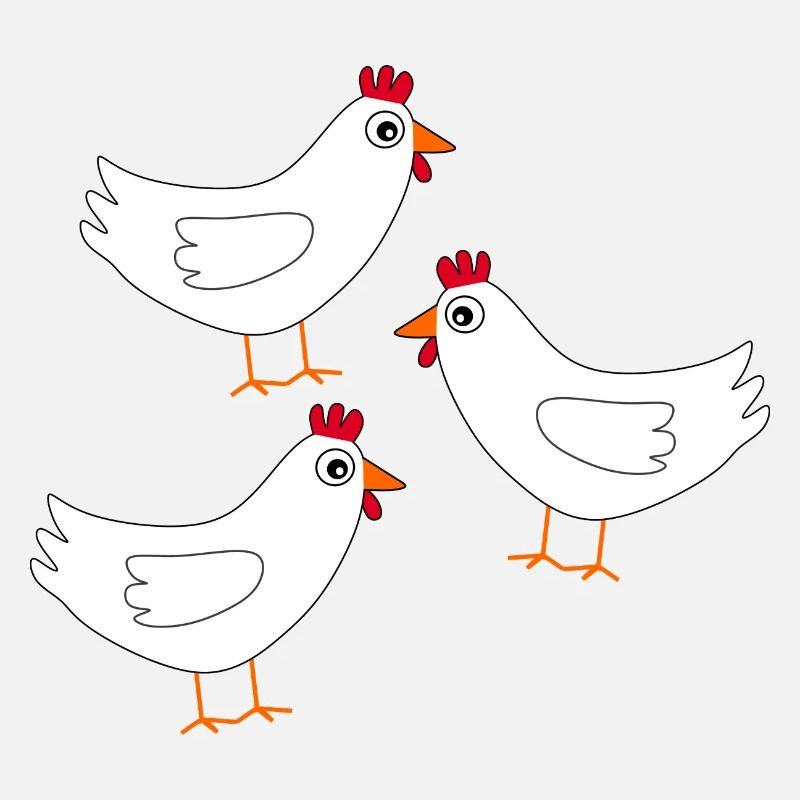 Chicken White White Chickens Hens Easter