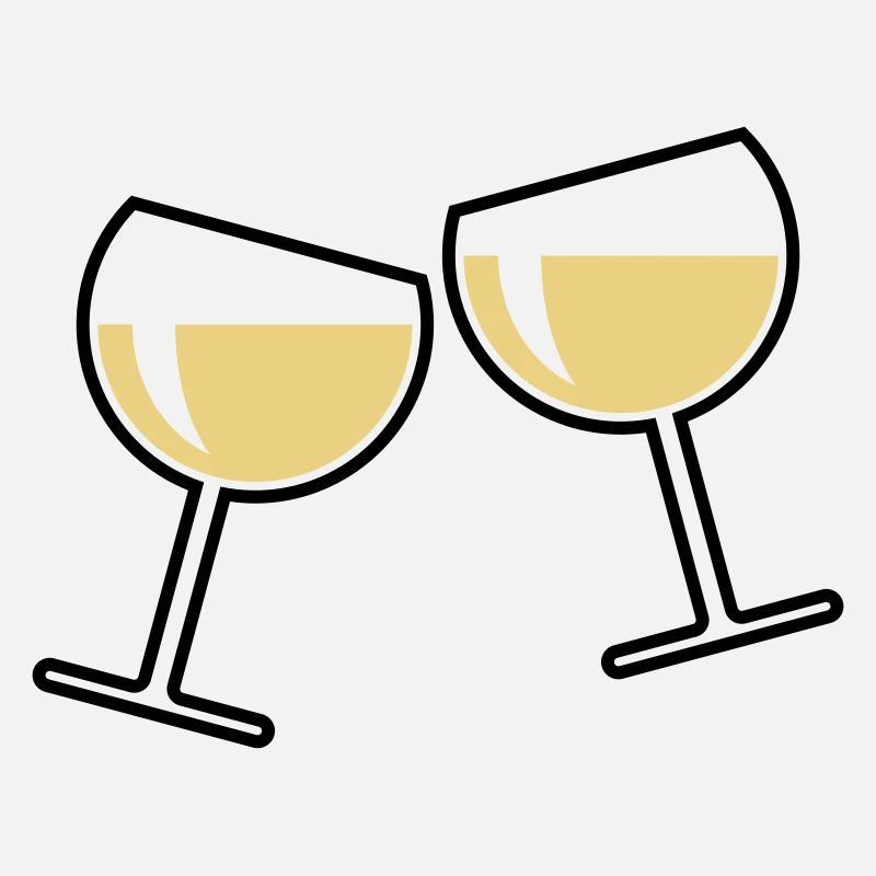 2 verres à vin blanc (vin blanc / vin / rond à / 2C)