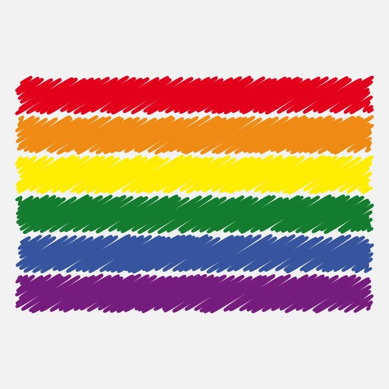 Rainbow Flag (Scribble / 6er)