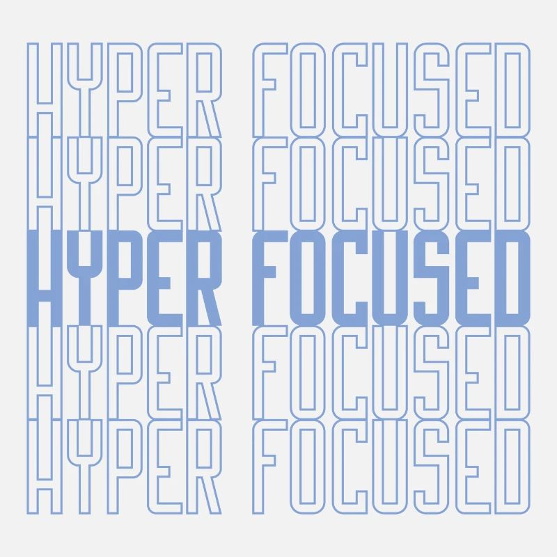 Hyperfocalisé en bleu