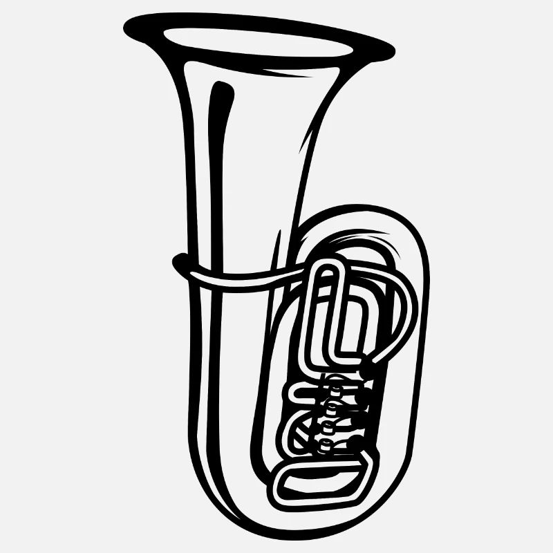 Tuba Drawing