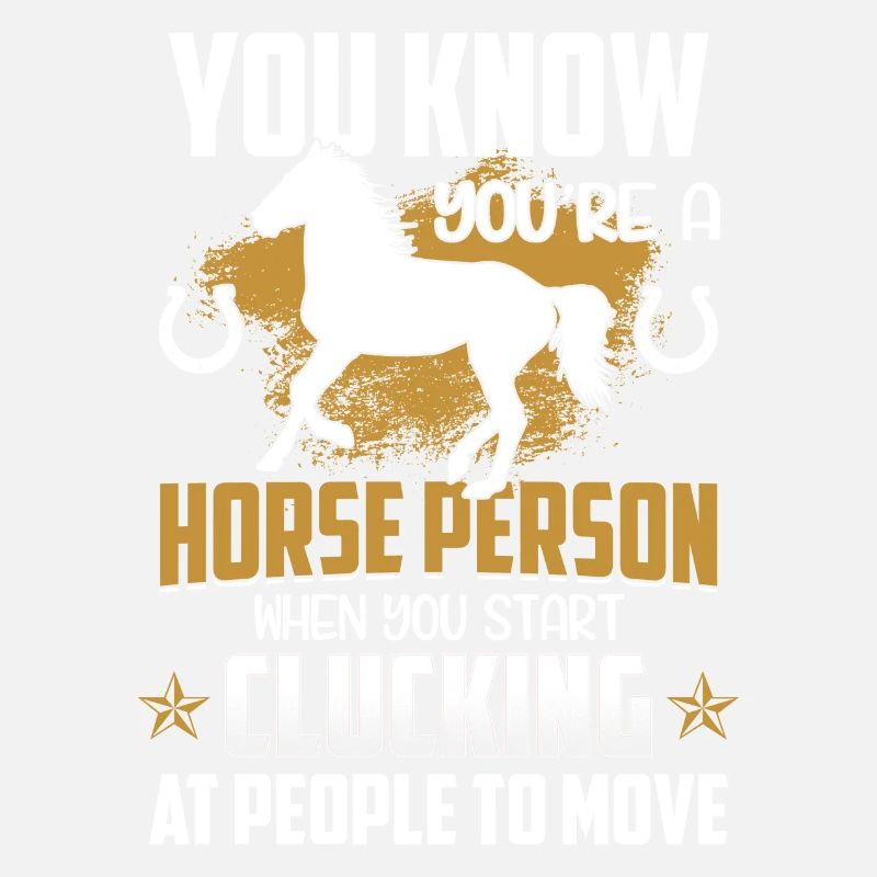 Vous savez que vous êtes une personne de cheval