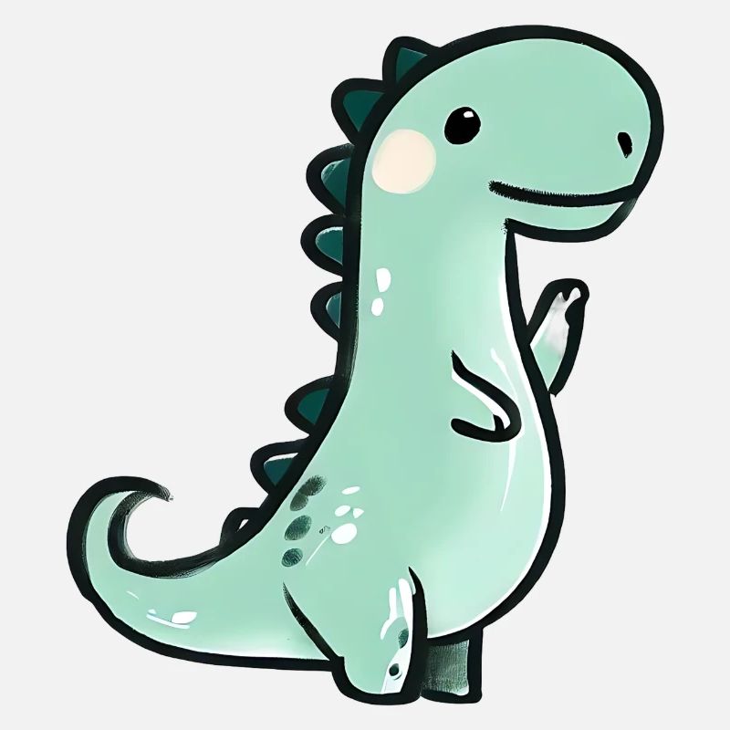Mignon dinosaure crayon