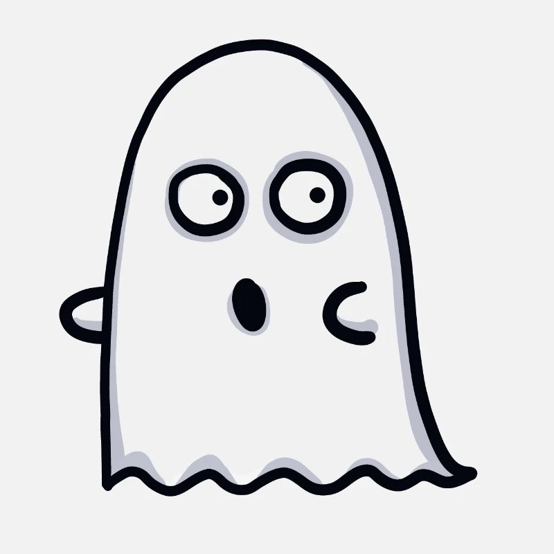 frightened ghost