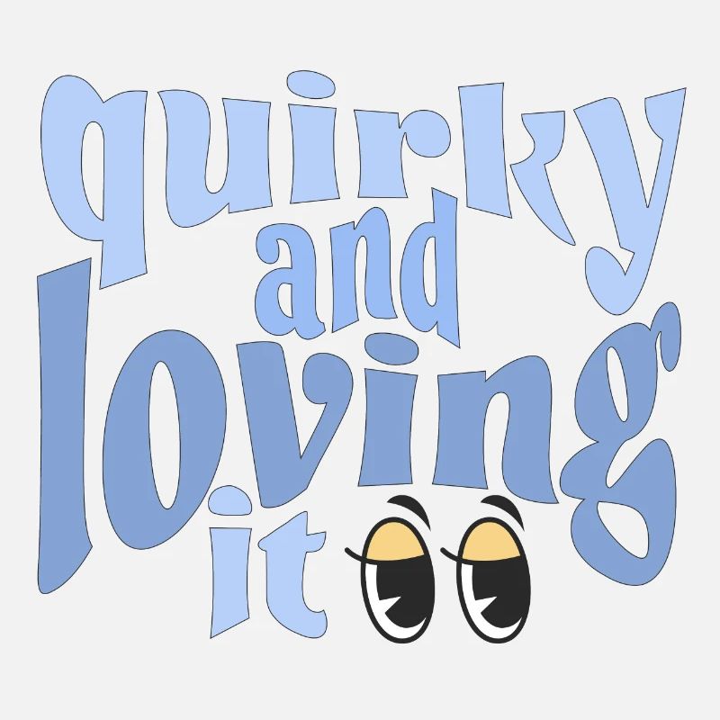 Quirky and loving it in blue